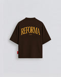 VARSITY T-SHIRT - Dark Brown