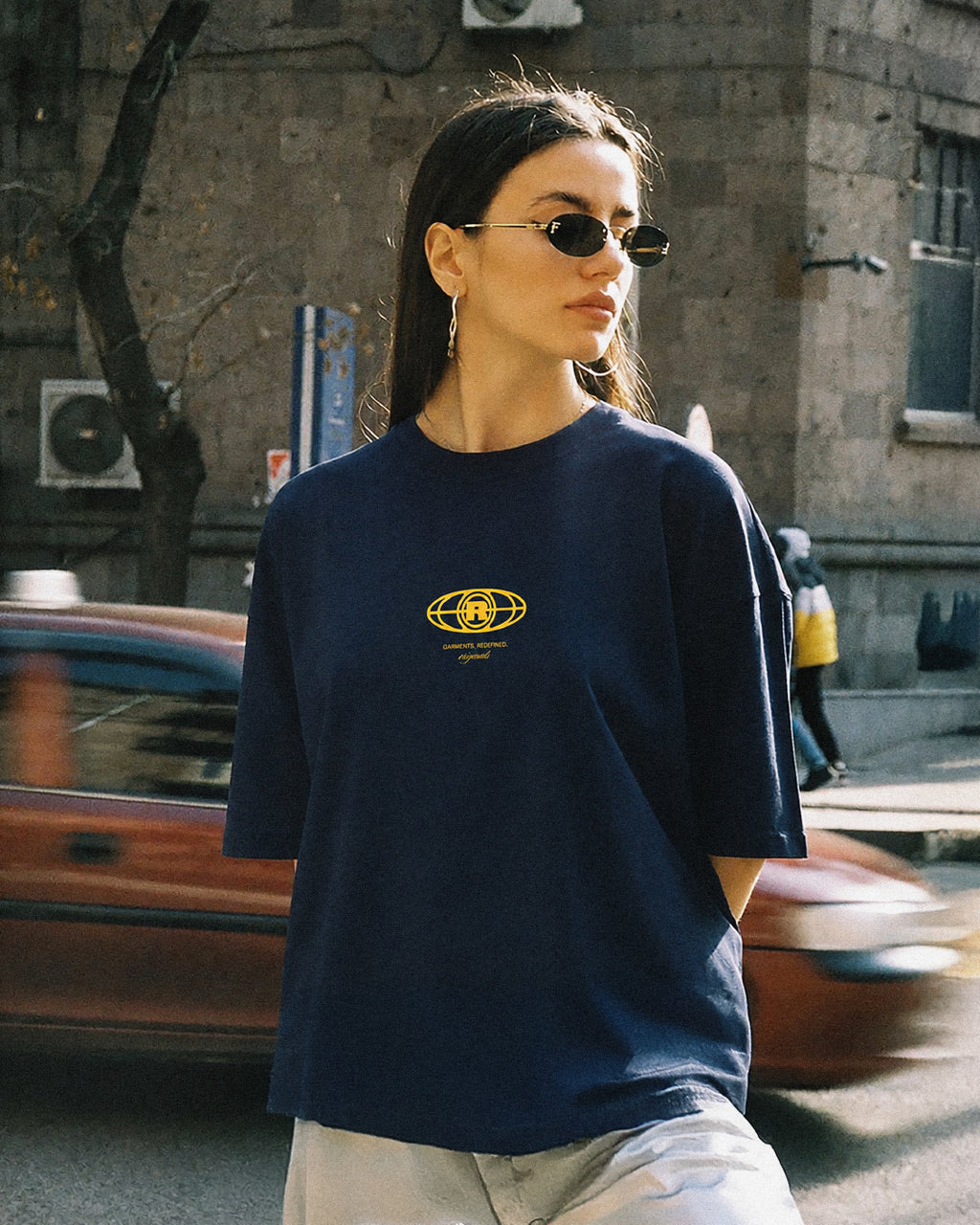 TARGET T-SHIRT - Marine Blue