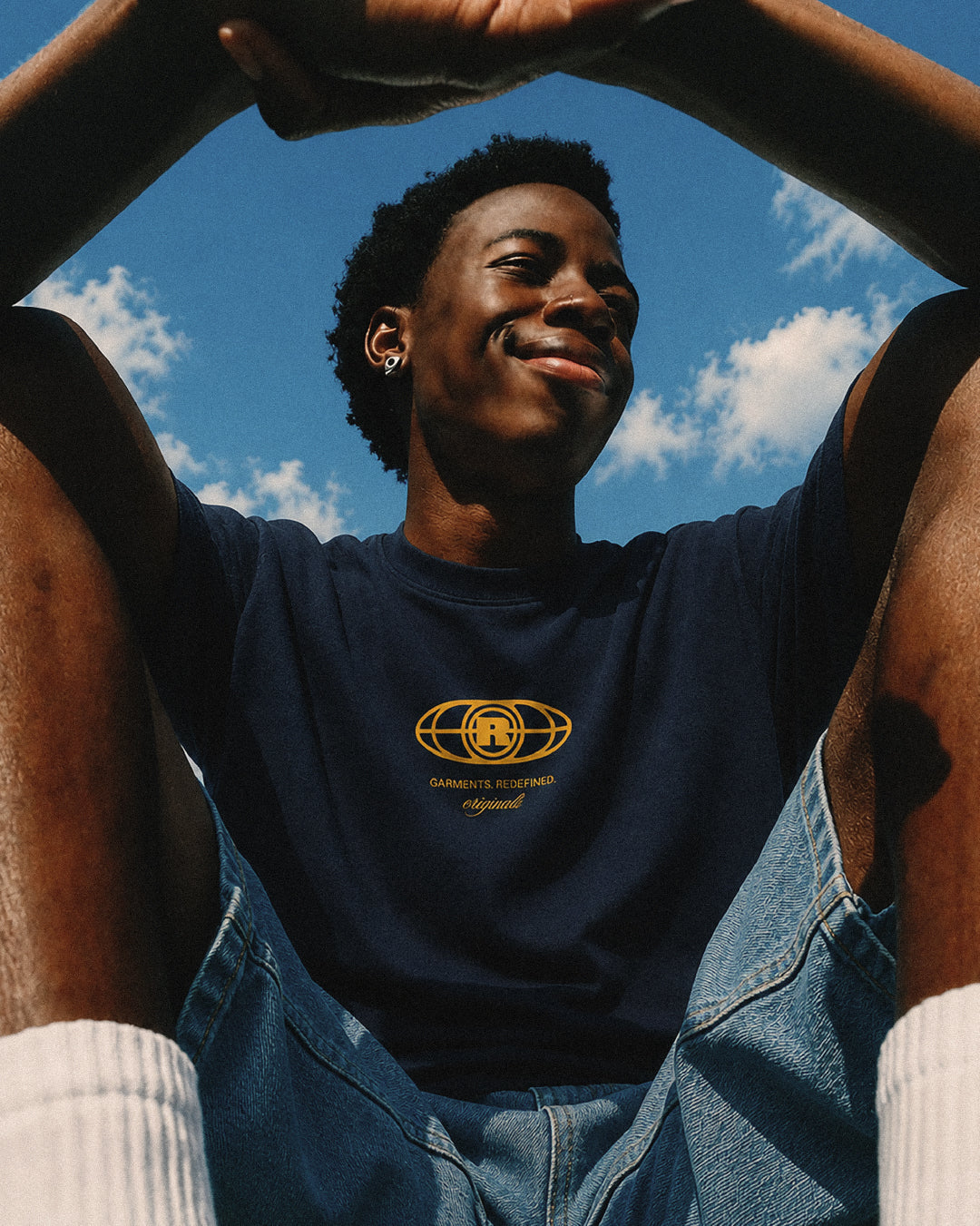 TARGET T-SHIRT - Marine Blue